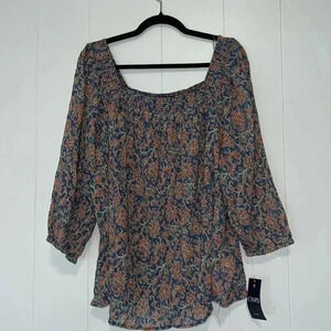 NWT Chaps Dusty Lane Women’s Blouse H14